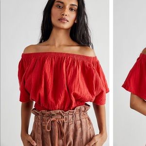 Off the Shoulder Free People Top